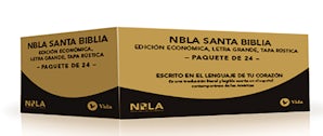 NBLA Santa Biblia, Edición Económica, Letra Grande, Tapa Rústica / Paquete de 24 Paperback LTE