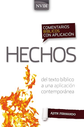 Comentario bíblico con aplicación NVI Hechos book image