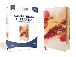 NVI, Santa Biblia, Texto revisado 2022, Letra Gigante, Tapa dura/Tela, Palabras de Jesús en Rojo, Comfort Print Hardcover