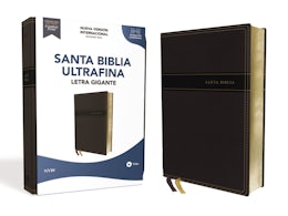 NVI Santa Biblia 2022 Ultrafina, Letra Gigante, Leathersoft, Negro, Palabras de Jesús en Rojo
