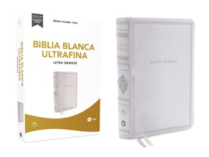 Biblia Reina-Valera 1960, Biblia Blanca, Ultrafina, Letra grande. Bodas, bautismo, presentación/dedicación y cumpleaños Leather / fine binding