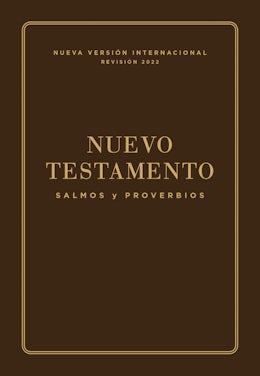 NVI, Nuevo Testamento de bolsillo, con Salmos y Proverbios, Leatherflex, Café