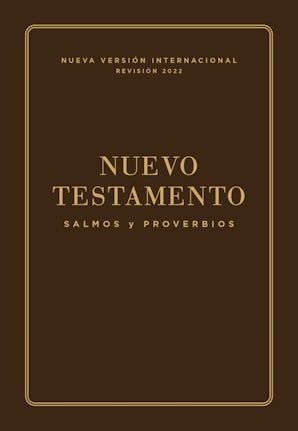 NVI, Nuevo Testamento de bolsillo, con Salmos y Proverbios, Leatherflex, Café book image