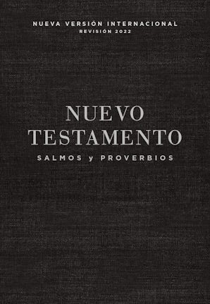 NVI, Nuevo Testamento de bolsillo, con Salmos y Proverbios, Tapa Rústica, Negro book image