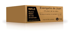 NBLA, Evangelio de Juan, 'El plan de la vida', Tapa rústica, Caja de 200 book image