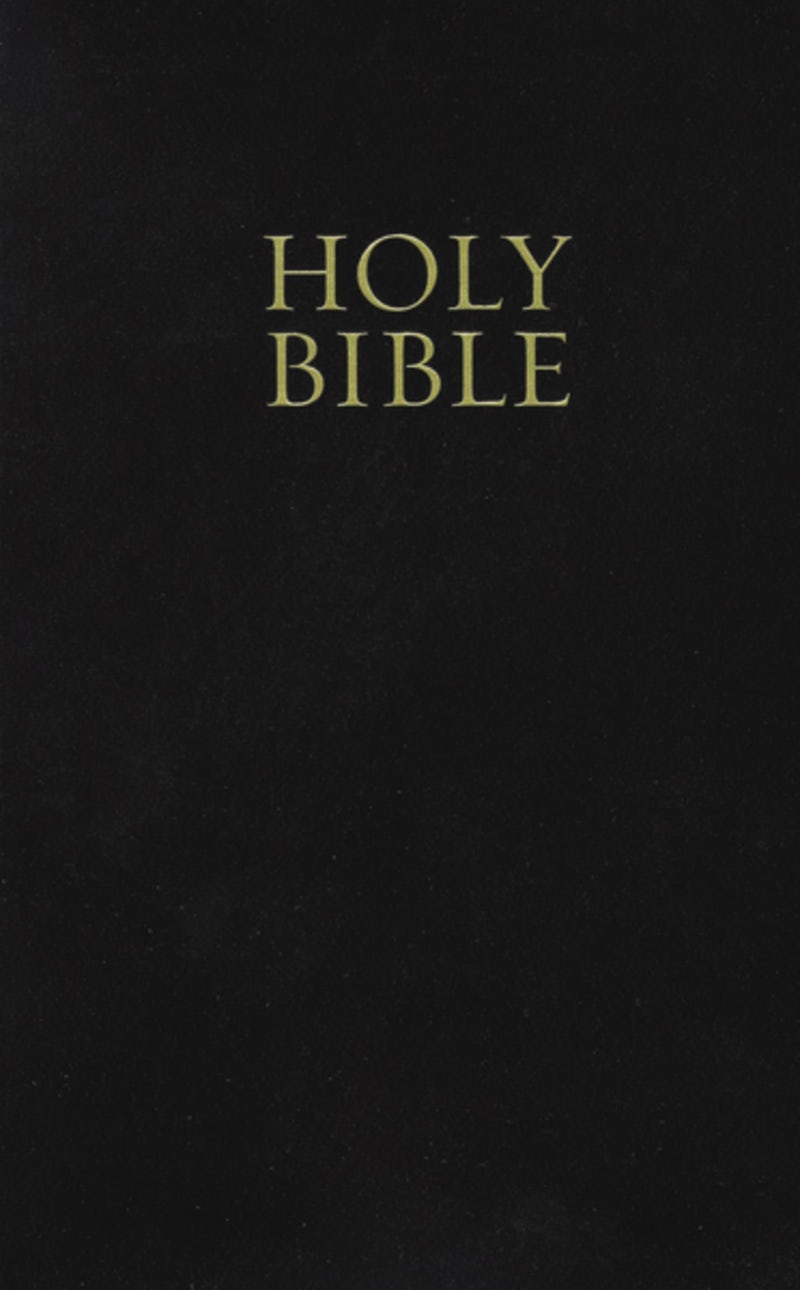 KJV, Holy Bible, Giant Print, Leathersoft, Black, Red Letter Edition