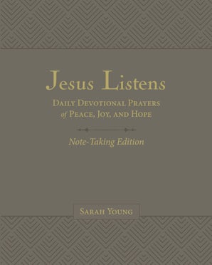 Jesus Listens Note-Taking Edition, Leathersoft, Gray, with Full Scriptures book image