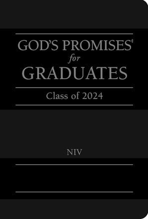 God's Promises for Graduates: Class of 2024 - Black NIV book image