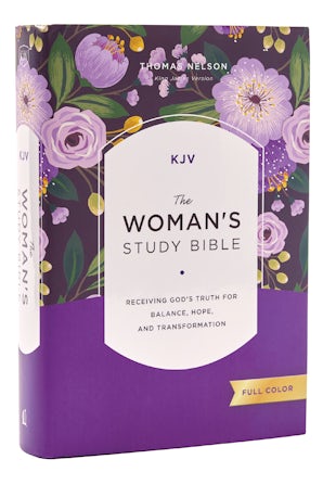 KJV, The Woman's Study Bible, Hardcover, Red Letter, Full-Color Edition, Comfort Print book image