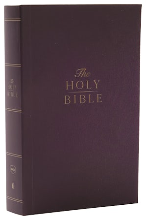 NKJV, Compact Paragraph-Style Reference Bible, Softcover, Purple, Red Letter, Comfort Print book image