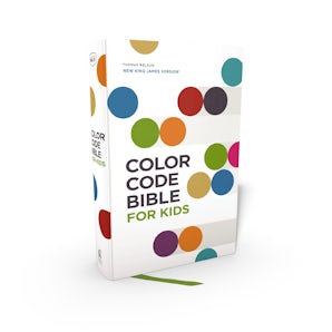 NKJV, Color Code Bible for Kids, Hardcover, Comfort Print book image