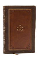 1611 KJV with Apocrypha, Brown Leathersoft