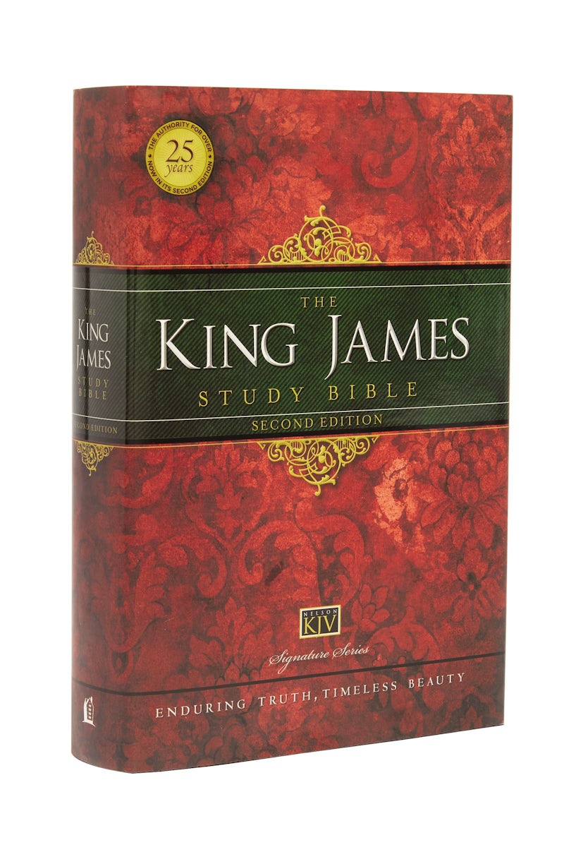 KJV Study Bible, Large Print, Hardcover, Red Letter