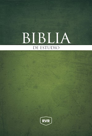 Santa Biblia de Estudio Reina Valera Revisada RVR, Tapa Dura book image