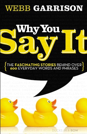 Why You Say It book image
