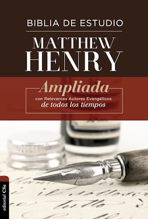 RVR Biblia de Estudio Matthew Henry, Tapa Dura Hardcover